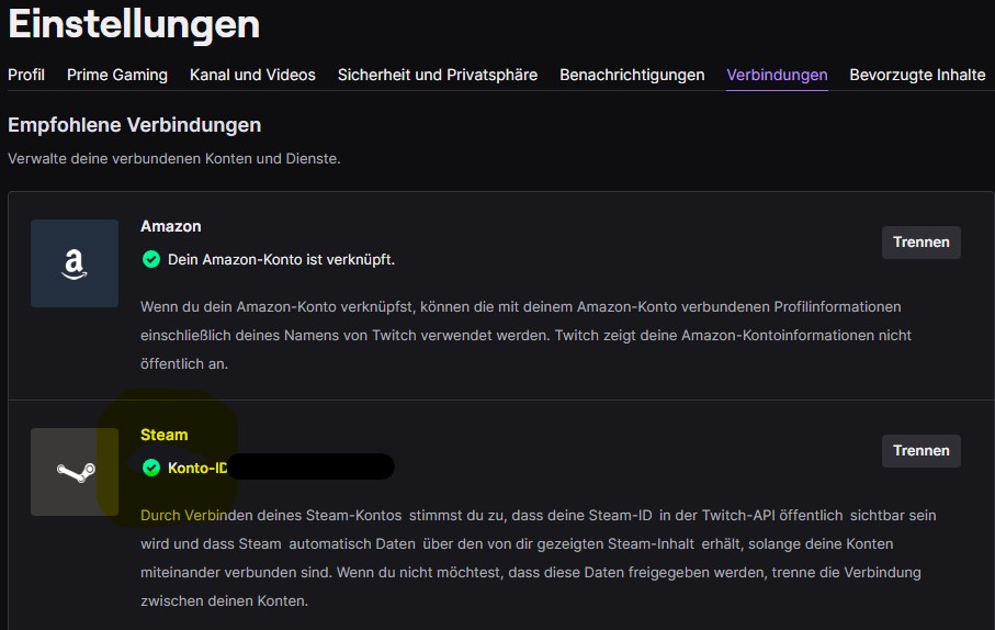 Steam verbinden - geklappt!